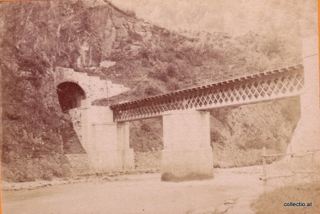 Eisenbahntunnel bei Atzwang ca. 1875
